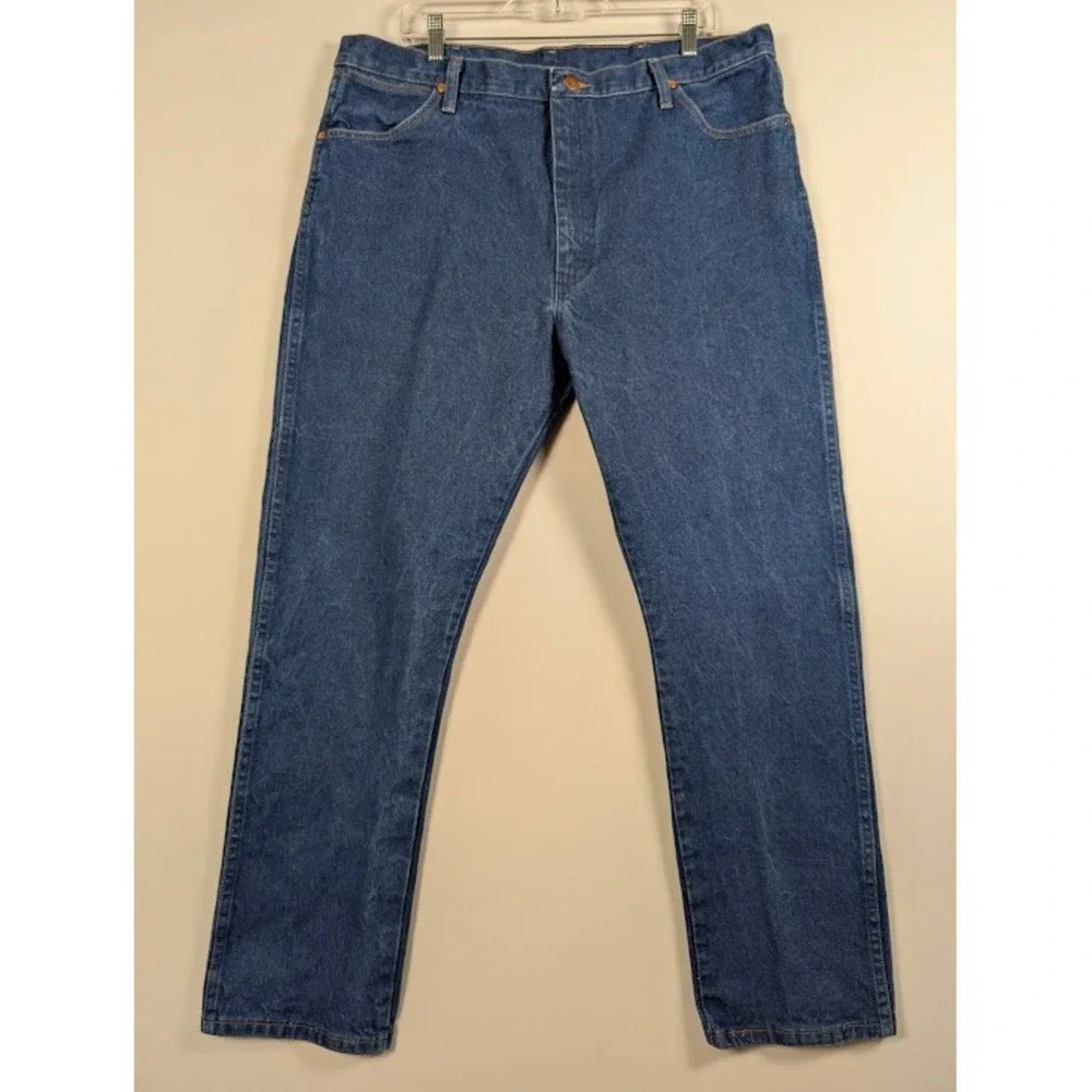 Wrangler 13MWZ Cowboy Cut Jeans Mens‎ 40x32 (FITS 39x31) Blue 100% Cotton Mexico